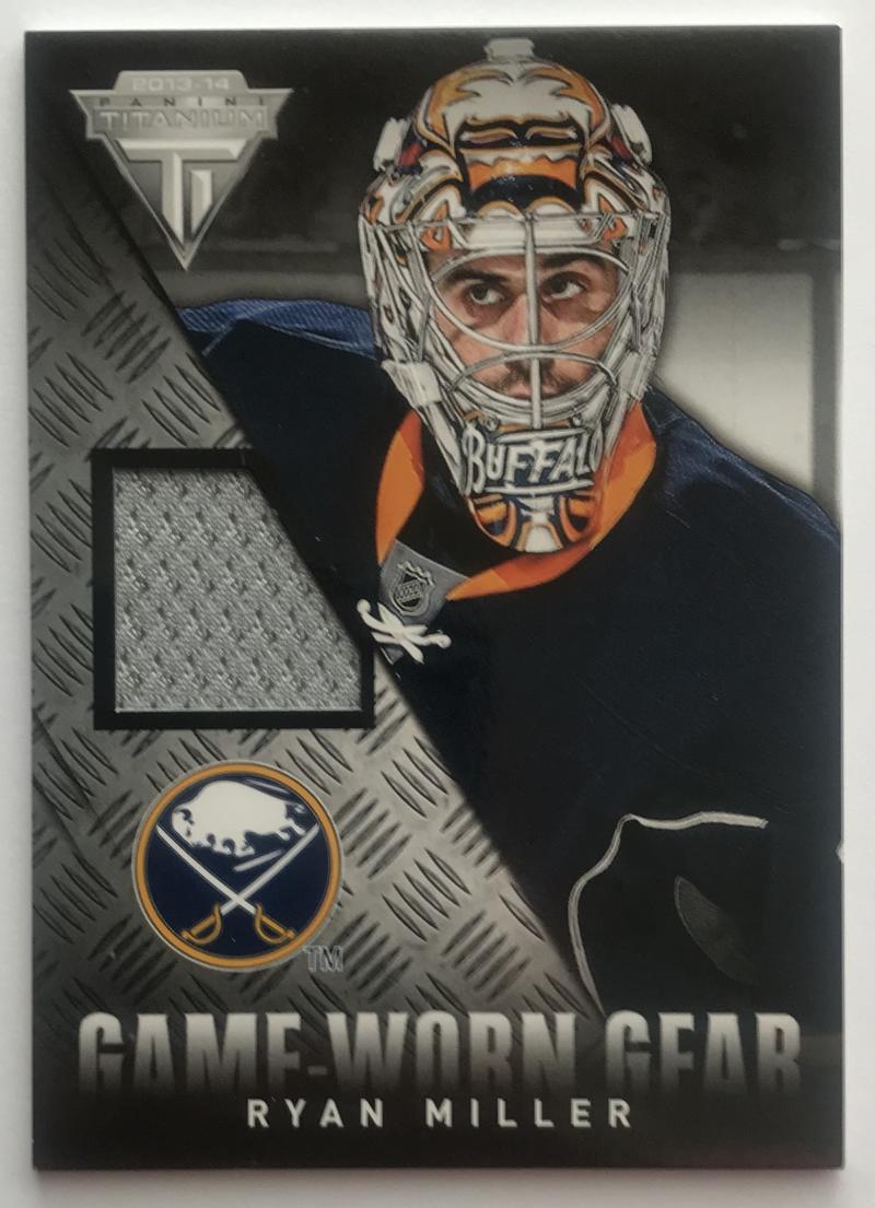 2013-14 Panini Titanium Game Worn Gear Ryan Miller Jersey 07467