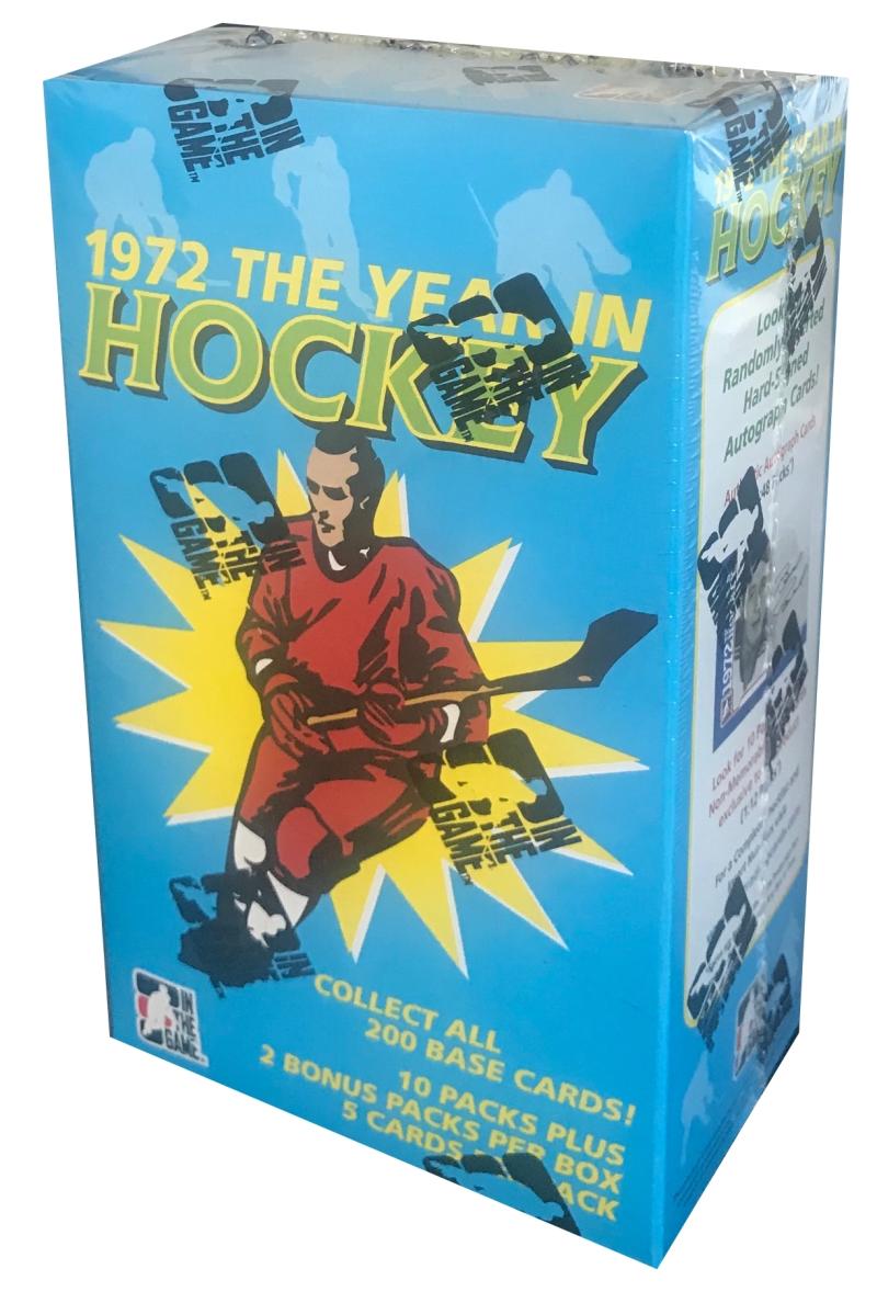 2009-10 In The Game 1972 Hockey Sealed Box - 12 Packs Per Box Image 1