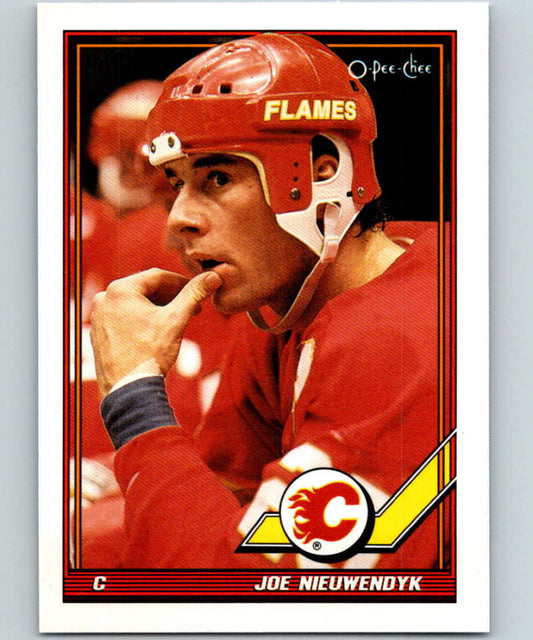 1991-92 O-Pee-Chee #223 Joe Nieuwendyk Mint Calgary Flames