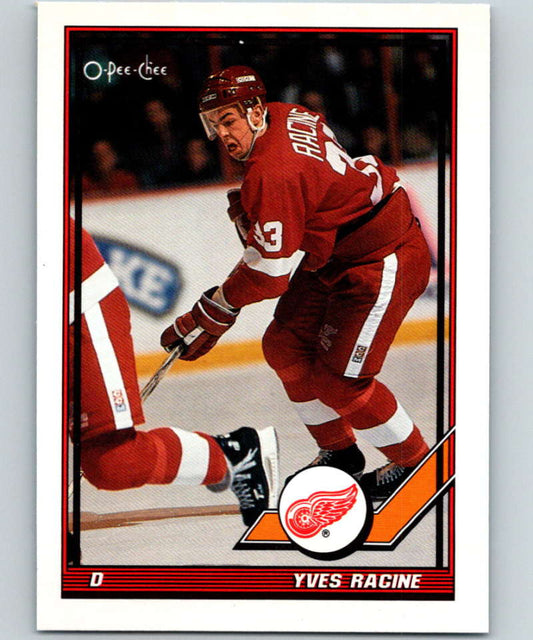 1991-92 O-Pee-Chee #228 Yves Racine Mint Detroit Red Wings  Image 1