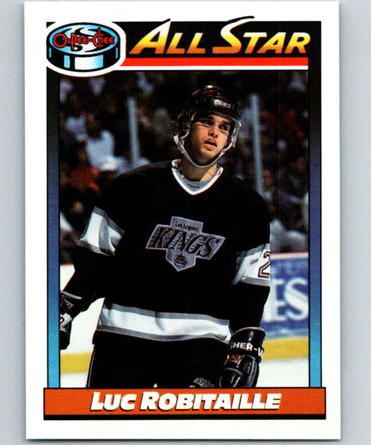 1991-92 O-Pee-Chee #260 Luc Robitaille AS Mint Los Angeles Kings