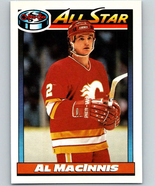 1991-92 O-Pee-Chee #262 Al MacInnis AS Mint Calgary Flames  Image 1