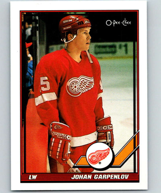 1991-92 O-Pee-Chee #278 Johan Garpenlov Mint Detroit Red Wings  Image 1