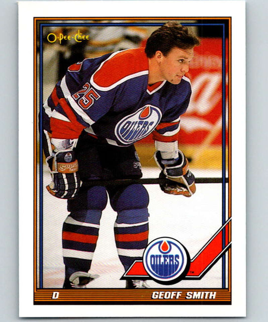1991-92 O-Pee-Chee #301 Geoff Smith Mint Edmonton Oilers  Image 1