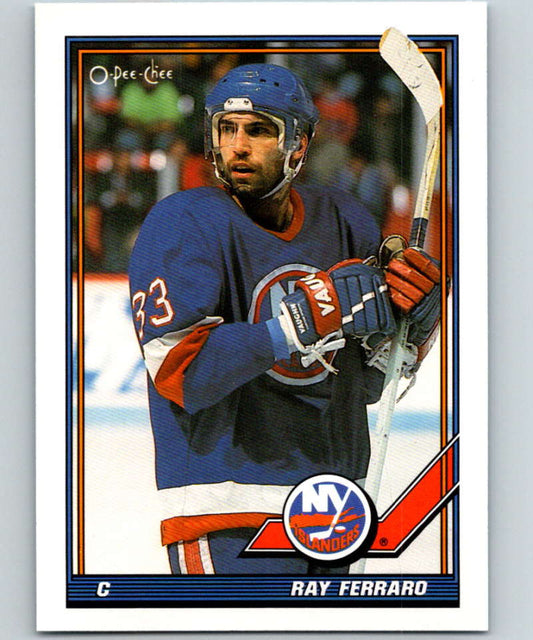 1991-92 O-Pee-Chee #304 Ray Ferraro Mint New York Islanders