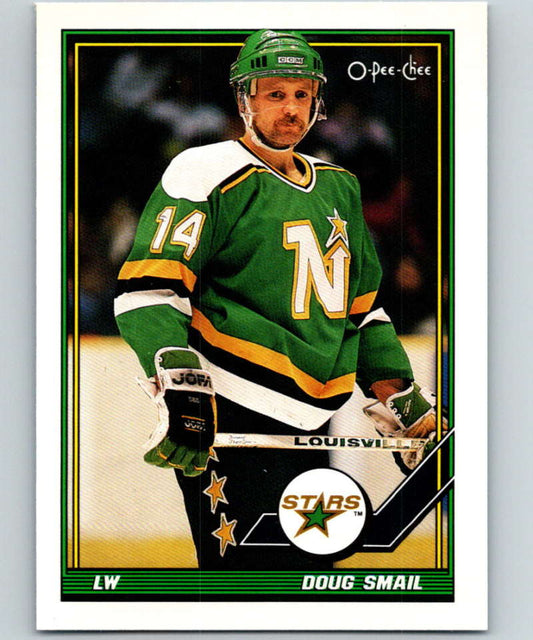 1991-92 O-Pee-Chee #334 Doug Smail Mint Minnesota North Stars