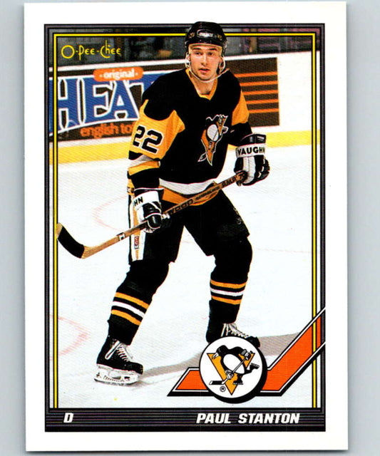 1991-92 O-Pee-Chee #339 Paul Stanton Mint Pittsburgh Penguins  Image 1