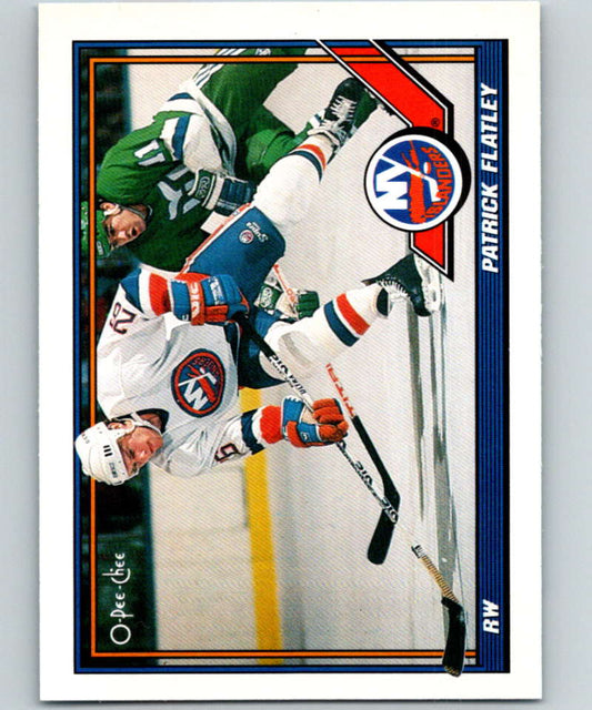 1991-92 O-Pee-Chee #343 Pat Flatley Mint New York Islanders  Image 1