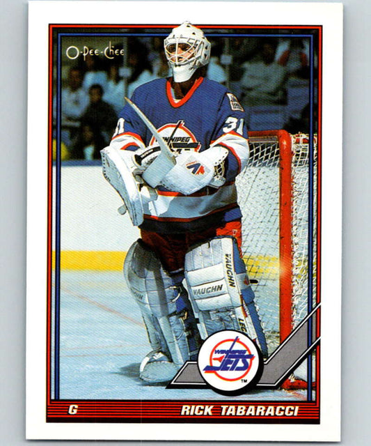 1991-92 O-Pee-Chee #375 Rick Tabaracci Mint Winnipeg Jets  Image 1