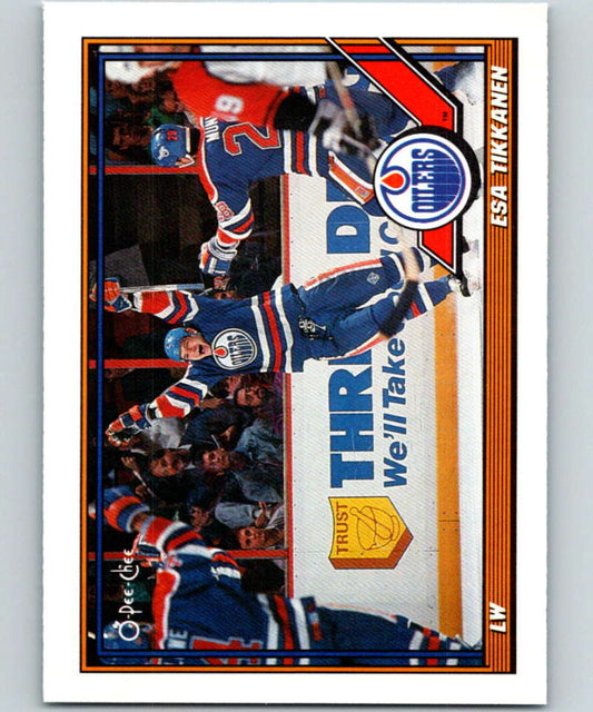 1991-92 O-Pee-Chee #378 Esa Tikkanen Mint Edmonton Oilers  Image 1