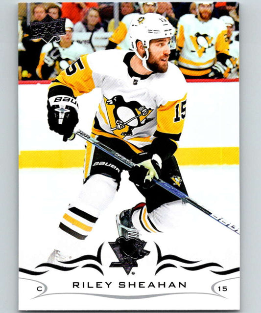 2018-19 Upper Deck #140 Riley Sheahan Mint Pittsburgh Penguins  Image 1