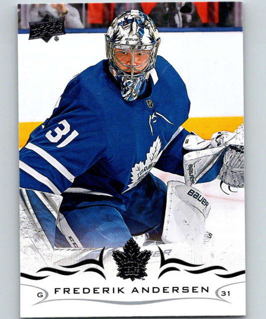 2018-19 Upper Deck #167 Frederik Andersen Mint Toronto Maple Leafs