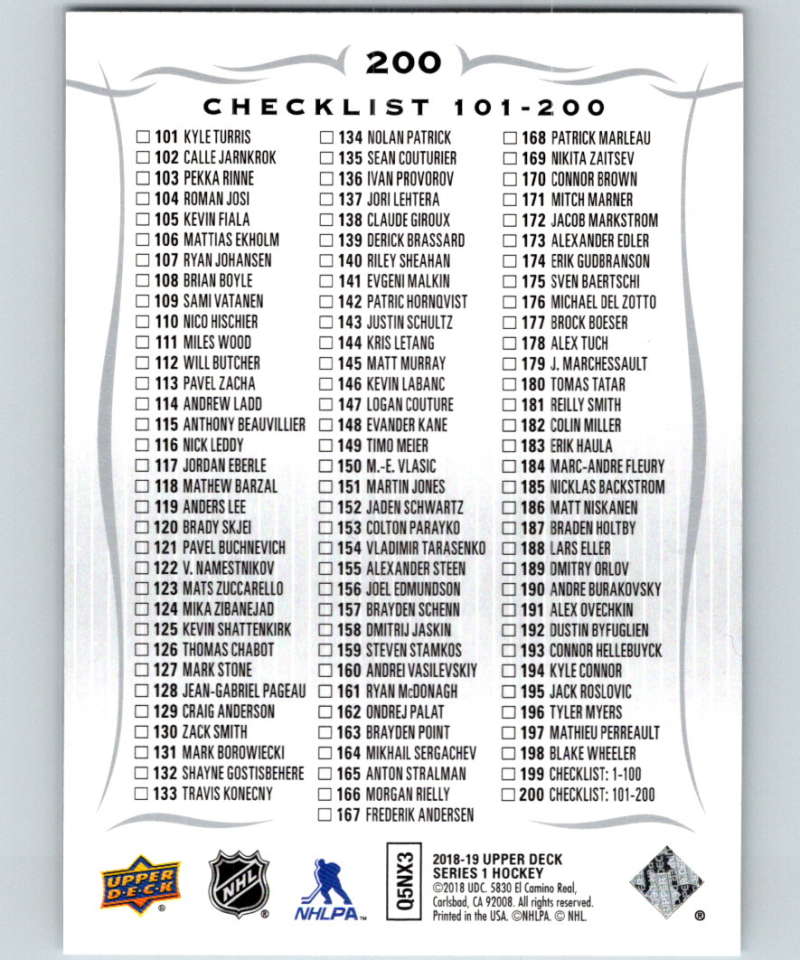 2018-19 Upper Deck #200 Steven Stamkos/Alexander Ovechkin Mint Lightning/Capitals Image 2