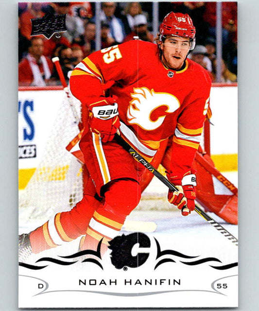 2018-19 Upper Deck #280 Noah Hanifin Mint Calgary Flames  Image 1