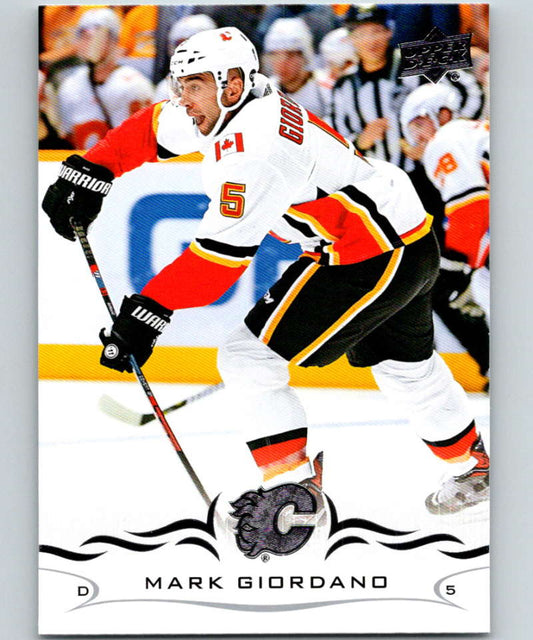 2018-19 Upper Deck #281 Mark Giordano Mint Calgary Flames  Image 1