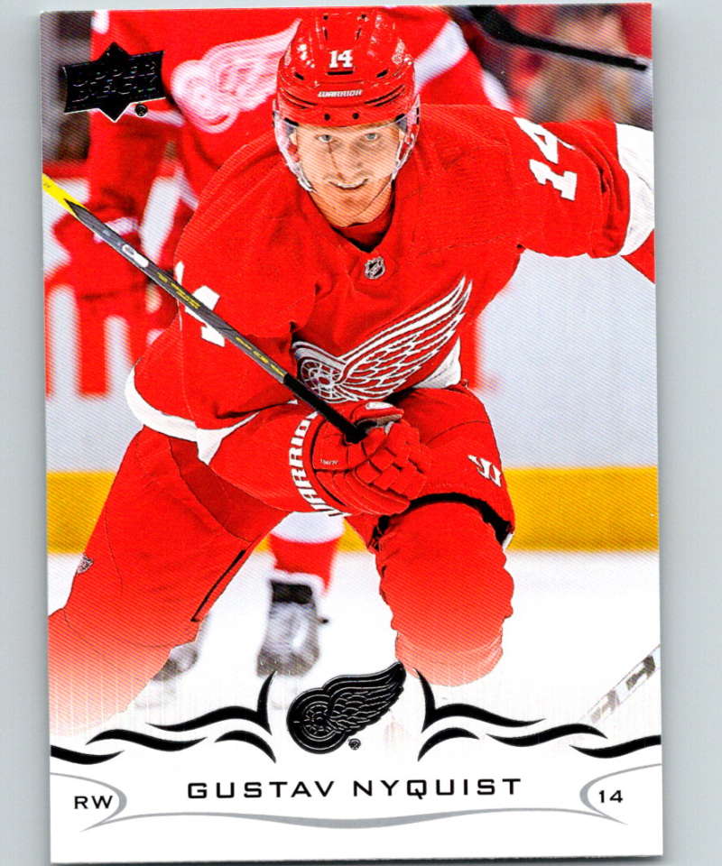 2018 19 Upper Deck 320 Gustav Nyquist Mint Detroit Red Wings