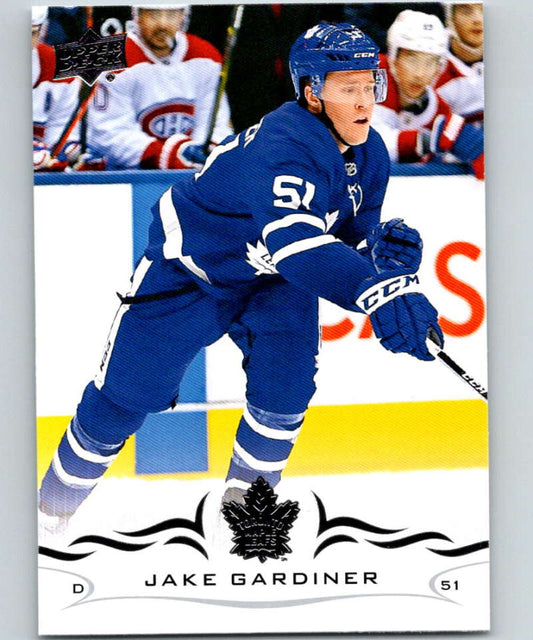 2018-19 Upper Deck #421 Jake Gardiner Mint Toronto Maple Leafs
