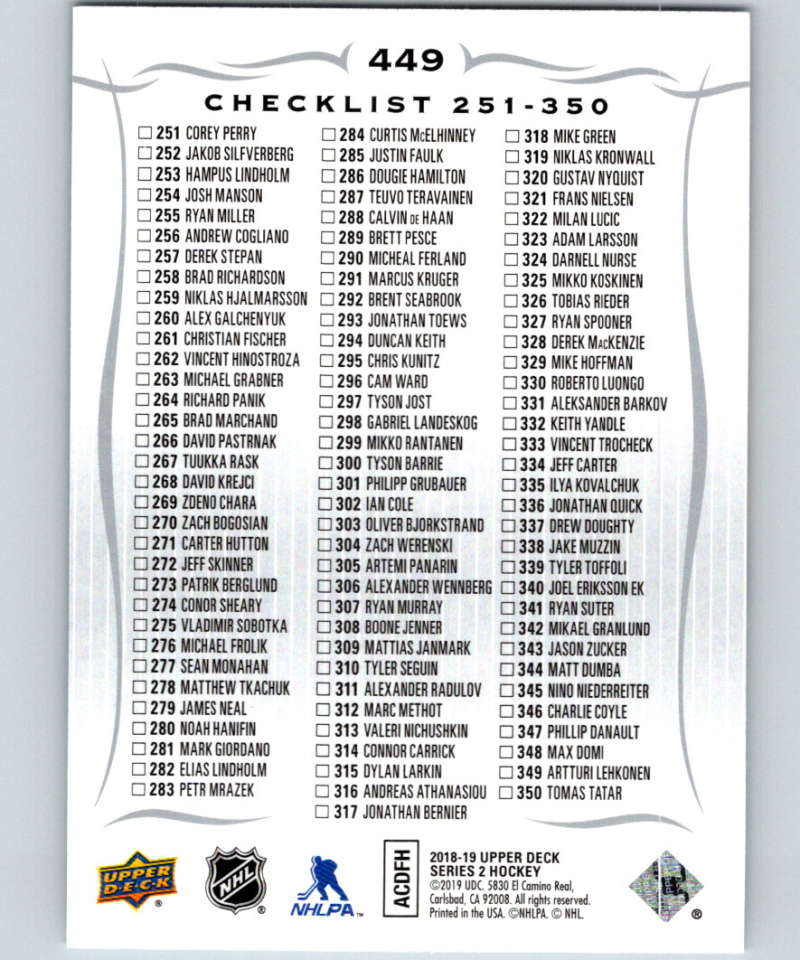 2018-19 Upper Deck #449 P.K. Subban/John Tavares Mint Nashville Predators/Toronto Maple Leafs Image 2