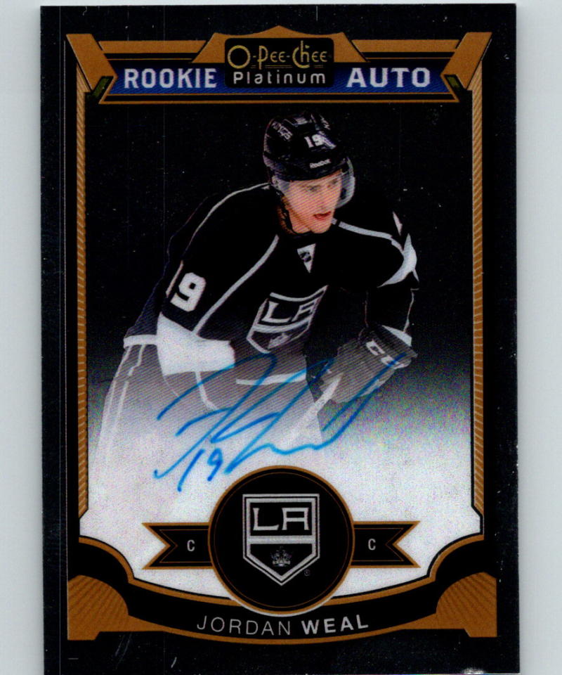 2015-16 O-Pee-Chee Platinum Rookie Autographs Jordan Weal MINT RC 07573 Image 1