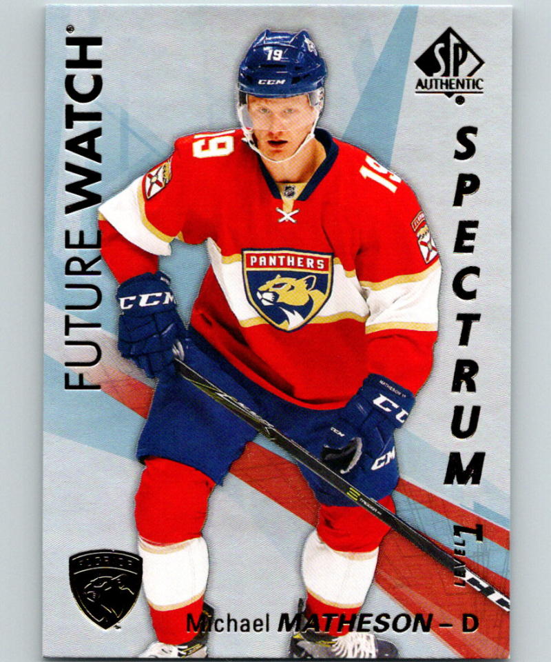 2016-17 Upper Deck SP Authentic Spectrum FX Michael Matheson Rookie 05277 Image 1