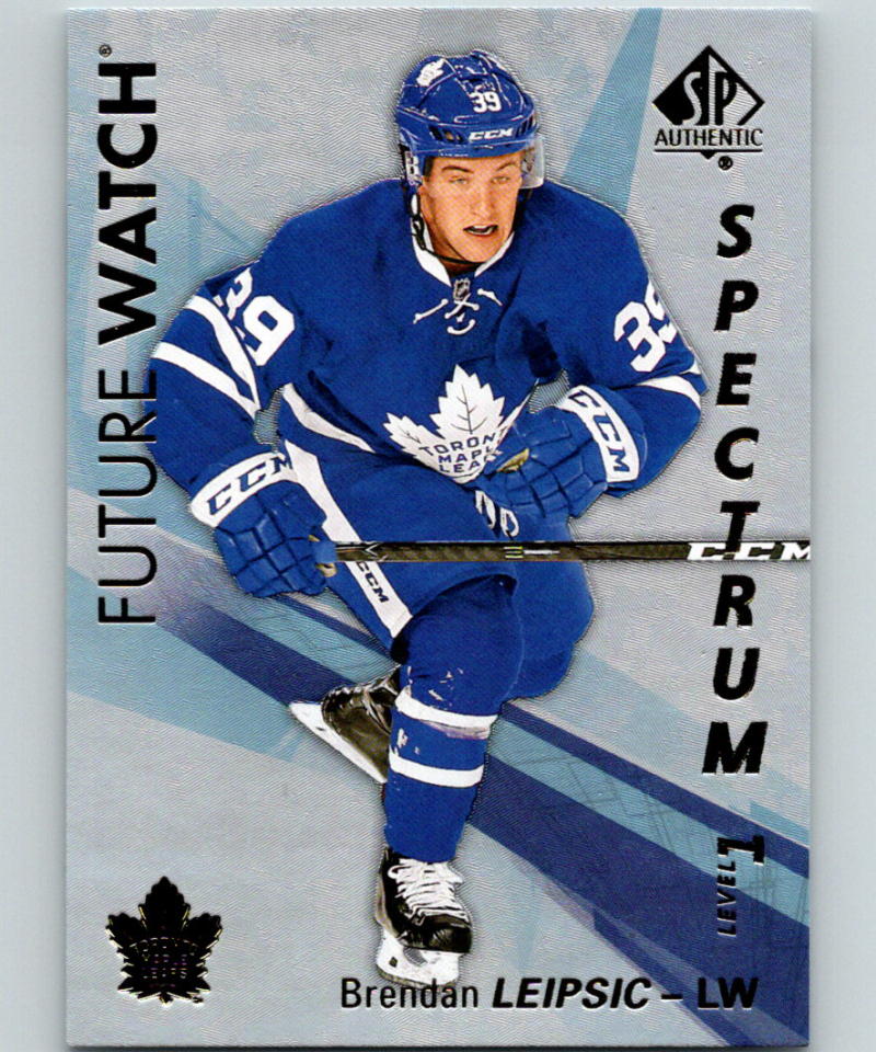 2016-17 Upper Deck SP Authentic Spectrum FX Brendan Leipsic Rookie 05279 Image 1