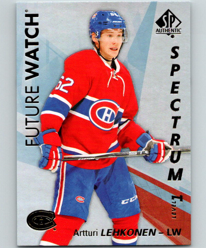 2016-17 Upper Deck SP Authentic Spectrum FX Artturi Lehkonen Rookie 05281