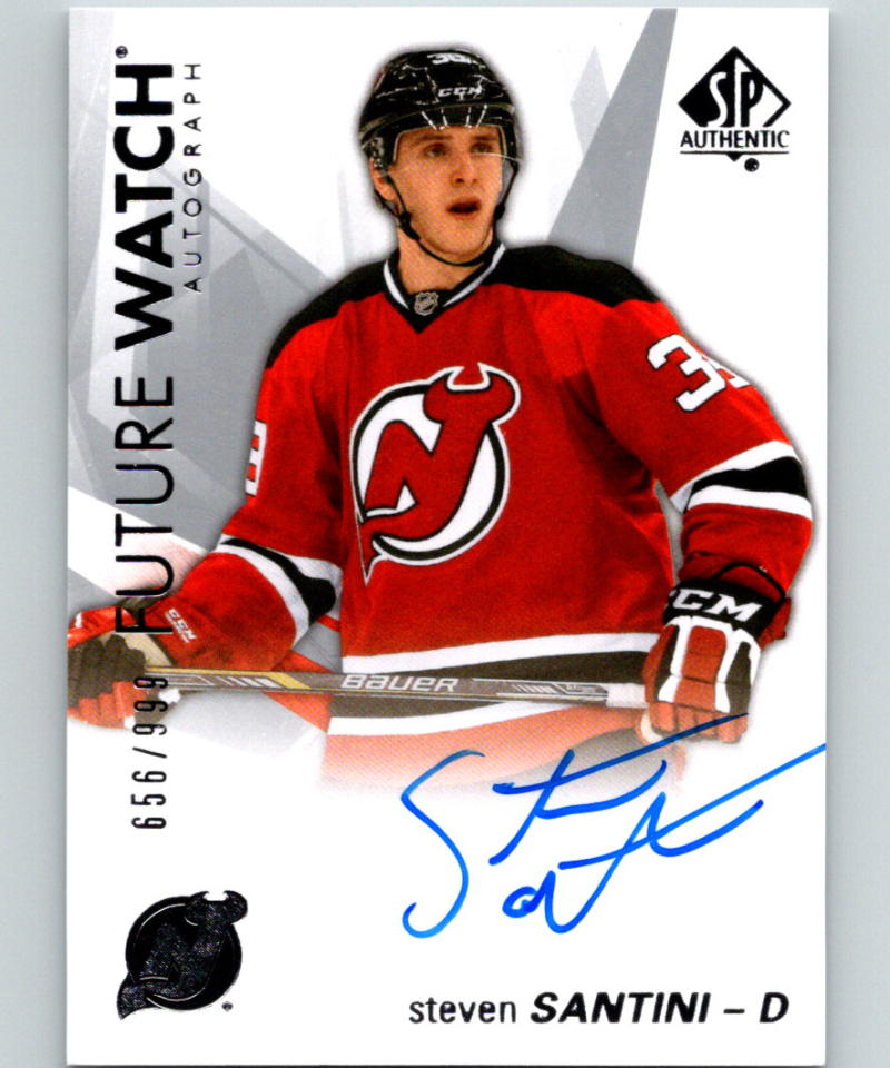 2016-17 Upper Deck SP Authentic Steven Santini Future Watch Auto 656/999 RC 05284 Image 1