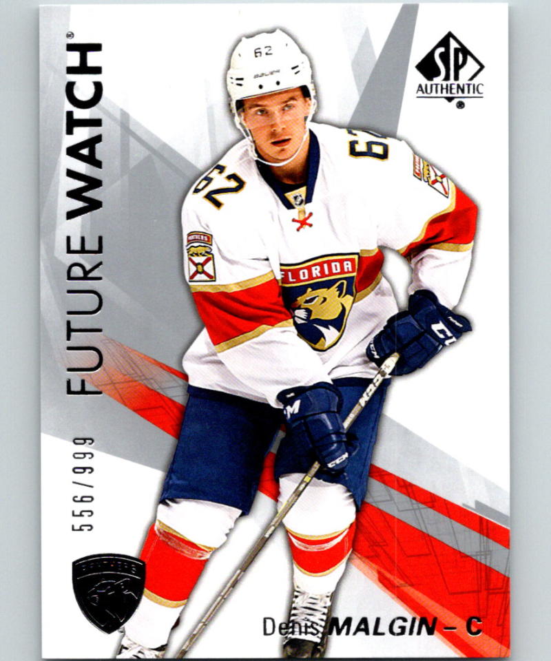 2016-17 Upper Deck SP Authentic Denis Malgin Future Watch 556/999 RC 05287 Image 1