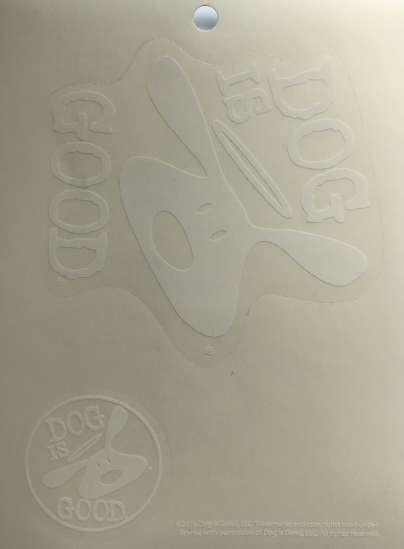 Dog Is Good Stickers Perfect Cut Decal/Sticker 6" x 8" Sheet