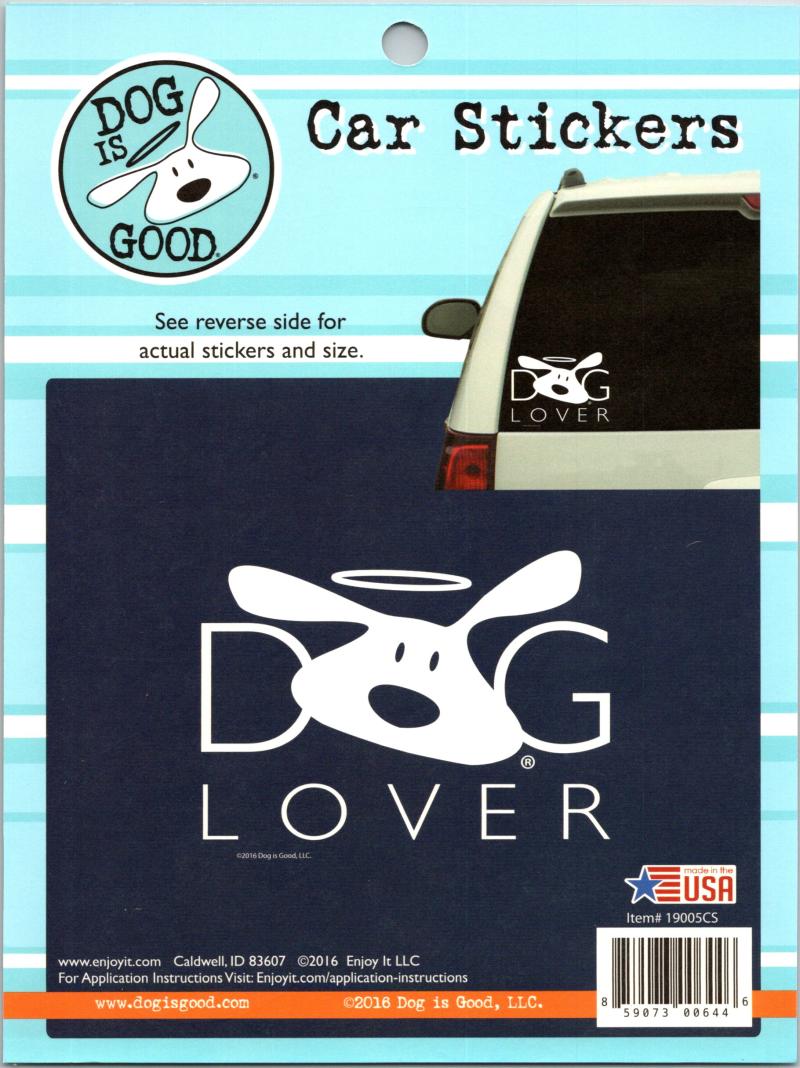 Dog Lover Stickers Perfect Cut Decal/Sticker 6" x 8" Sheet Image 1
