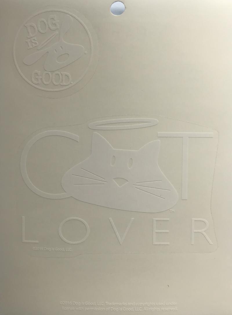 Cat Lover Stickers Perfect Cut Decal/Sticker 6" x 8" Sheet Image 2