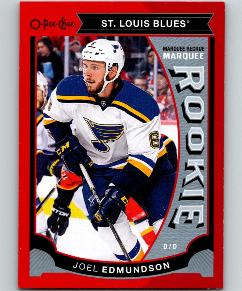 2015-16 Upper Deck O-Pee-Chee Update Red Joel Edmundson RC Rookie Blues 07585