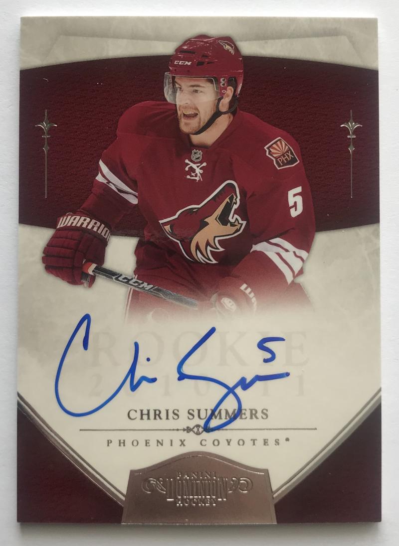 2010-11 Panini Dominion Rookie Signatures Chris Summers Auto 158/199 07597