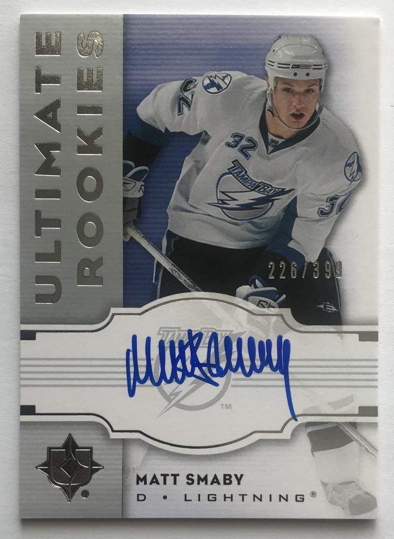 2007-08 Ultimate Collection #135 Matt Smaby MINT Rookie Auto 226/399 RC 07611 Image 1