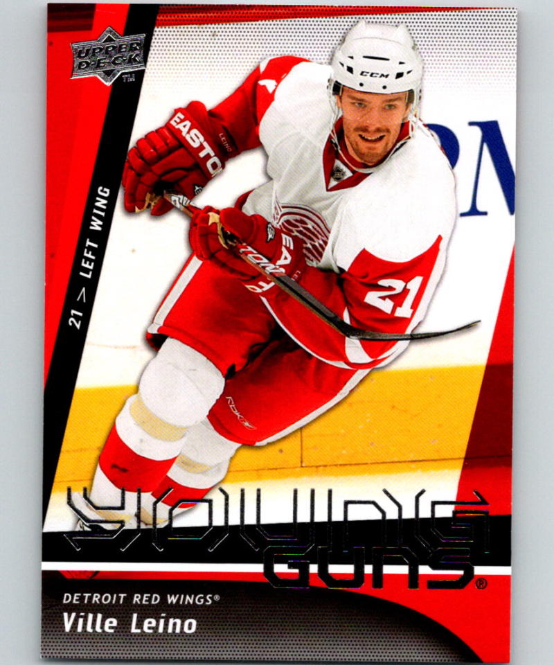 2009-10 Upper Deck #204 Ville Leino Young Guns YG RC Rookie Y861 Image 1