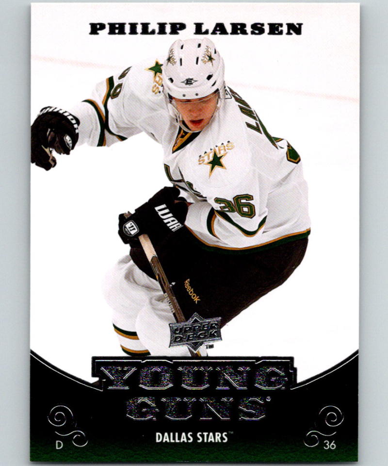 2010-11 Upper Deck #218 Philip Larsen Young Guns YG RC Rookie Y861 Image 1