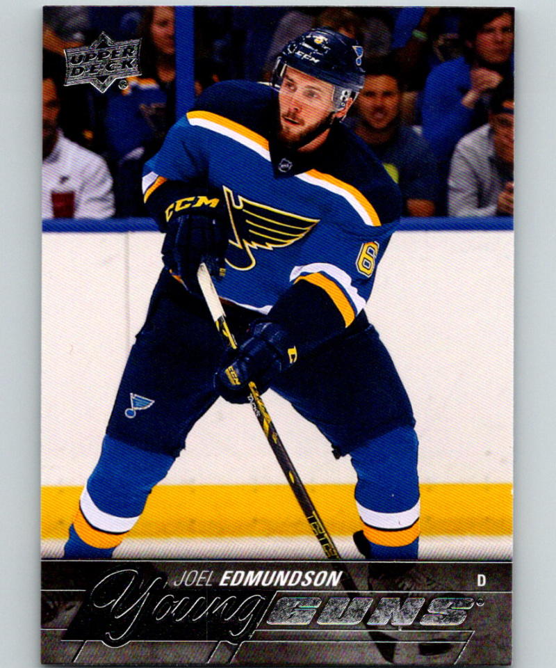 2015-16 Upper Deck #207 Joel Edmundson Young Guns YG RC Rookie Y861 Image 1