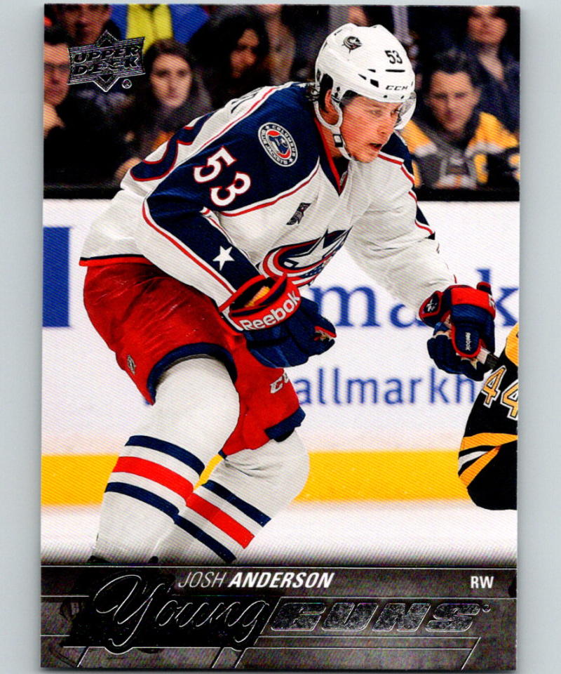 2015-16 Upper Deck #217 Josh Anderson Young Guns YG RC Rookie Y861
