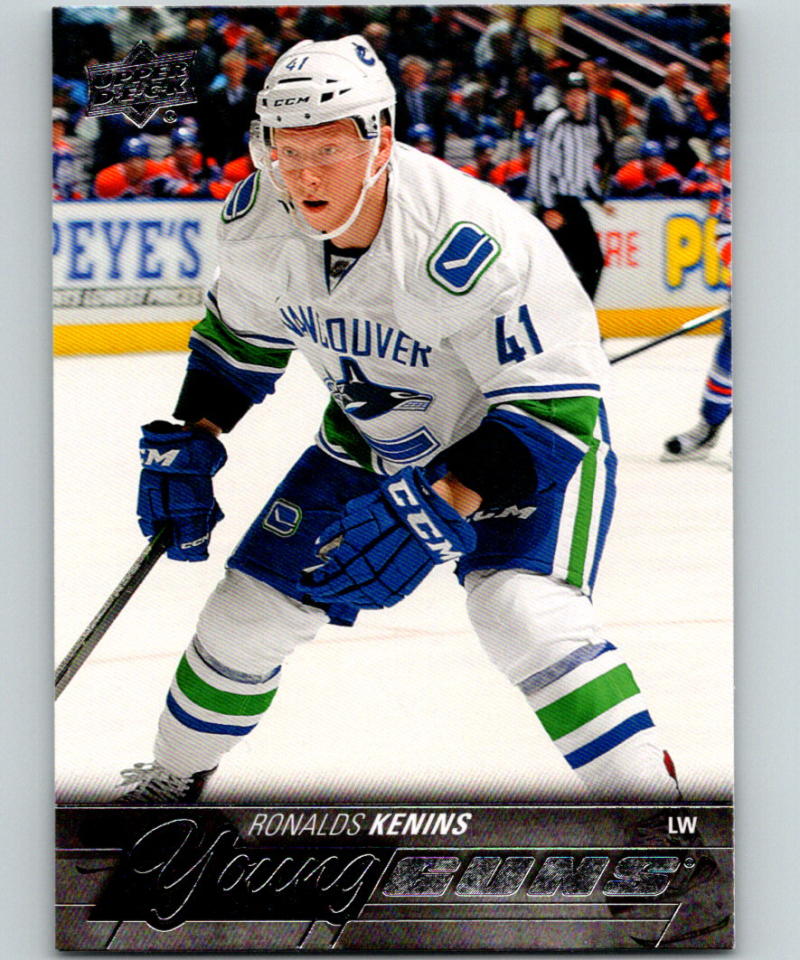 2015-16 Upper Deck #225 Ronalds Kenins Young Guns YG RC Rookie Y861 Image 1