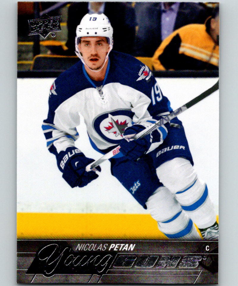 2015-16 Upper Deck #227 Nicolas Petan Young Guns YG RC Rookie Y861 Image 1