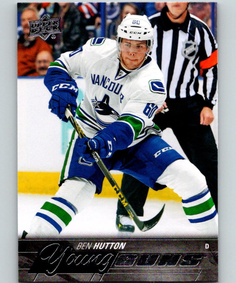 2015-16 Upper Deck #232 Ben Hutton Young Guns YG RC Rookie Y861 Image 1