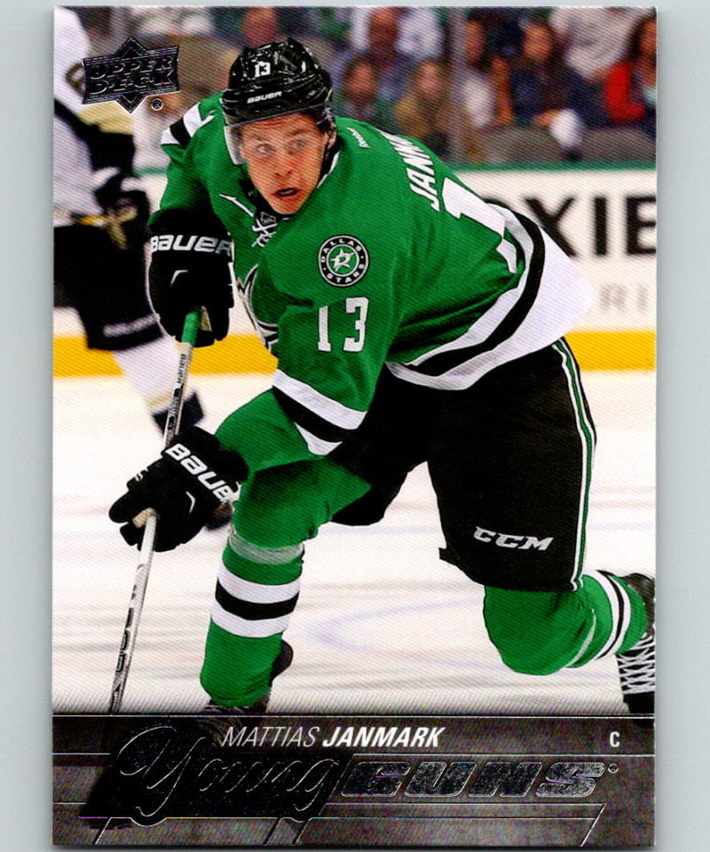 2015-16 Upper Deck #244 Mattias Janmark Young Guns YG RC Rookie Y861 Image 1