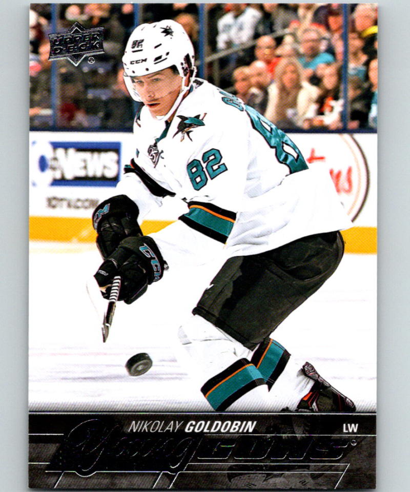 2015-16 Upper Deck #453 Nikolay Goldobin Young Guns YG RC Rookie Y861 Image 1