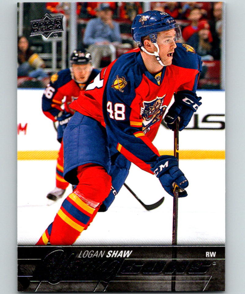 2015-16 Upper Deck #454 Logan Shaw Young Guns YG RC Rookie Y861 Image 1