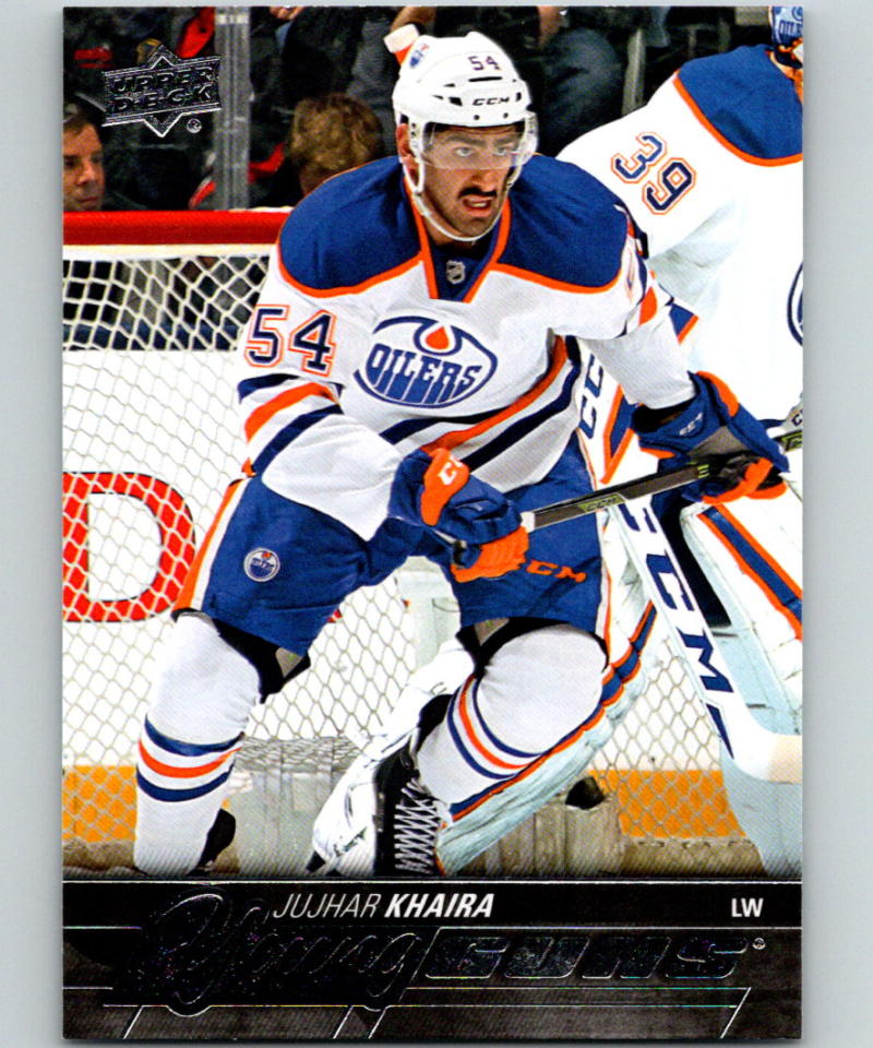 2015-16 Upper Deck #456 Jujhar Khaira Young Guns YG RC Rookie Y861 Image 1