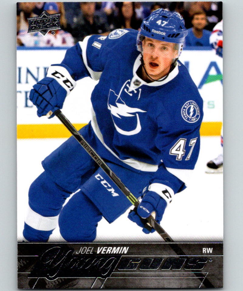 2015-16 Upper Deck #483 Joel Vermin Young Guns YG RC Rookie Y861 Image 1