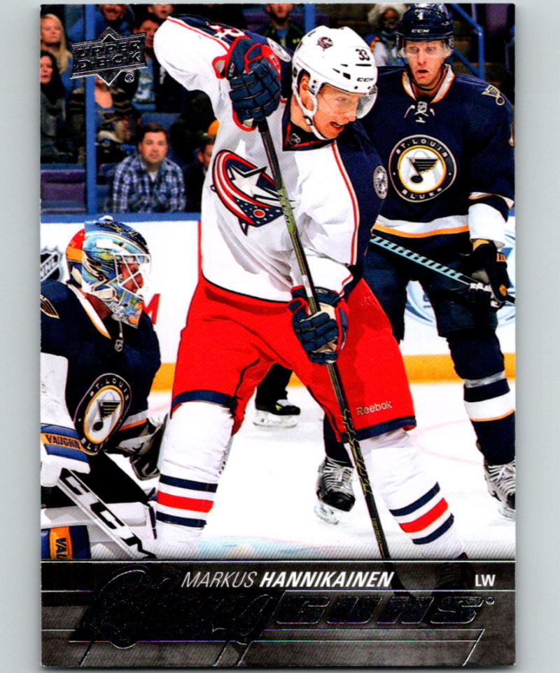 2015-16 Upper Deck #493 Markus Hannikainen Young Guns YG RC Rookie Y861 Image 1