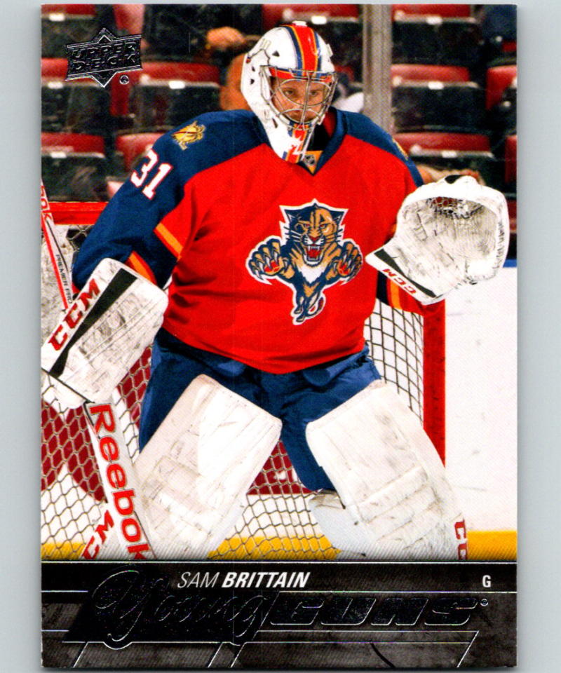 2015-16 Upper Deck #494 Sam Brittain Young Guns YG RC Rookie Y861 Image 1
