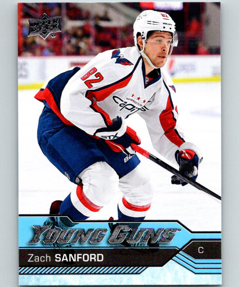 2016-17 Upper Deck #215 Zach Sanford Young Guns MINT RC Rookie Y861 Image 1