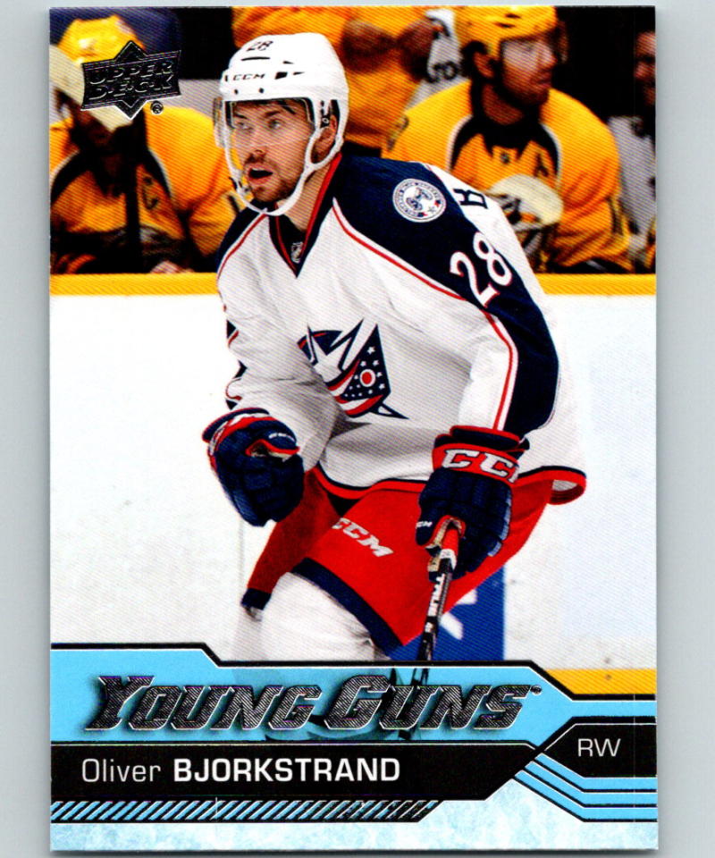2016-17 Upper Deck #243 Oliver Bjorkstrand Young Guns MINT RC Rookie Y861